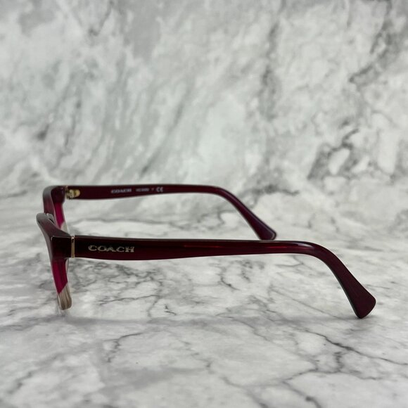 Coach HC6089 5484 Eyeglasses – Red Sand Gradient Full-Rim Frame 51-16-135 - Picture 2 of 4